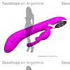 Vibrador 2 motores con funcion de temperatura y carga USB